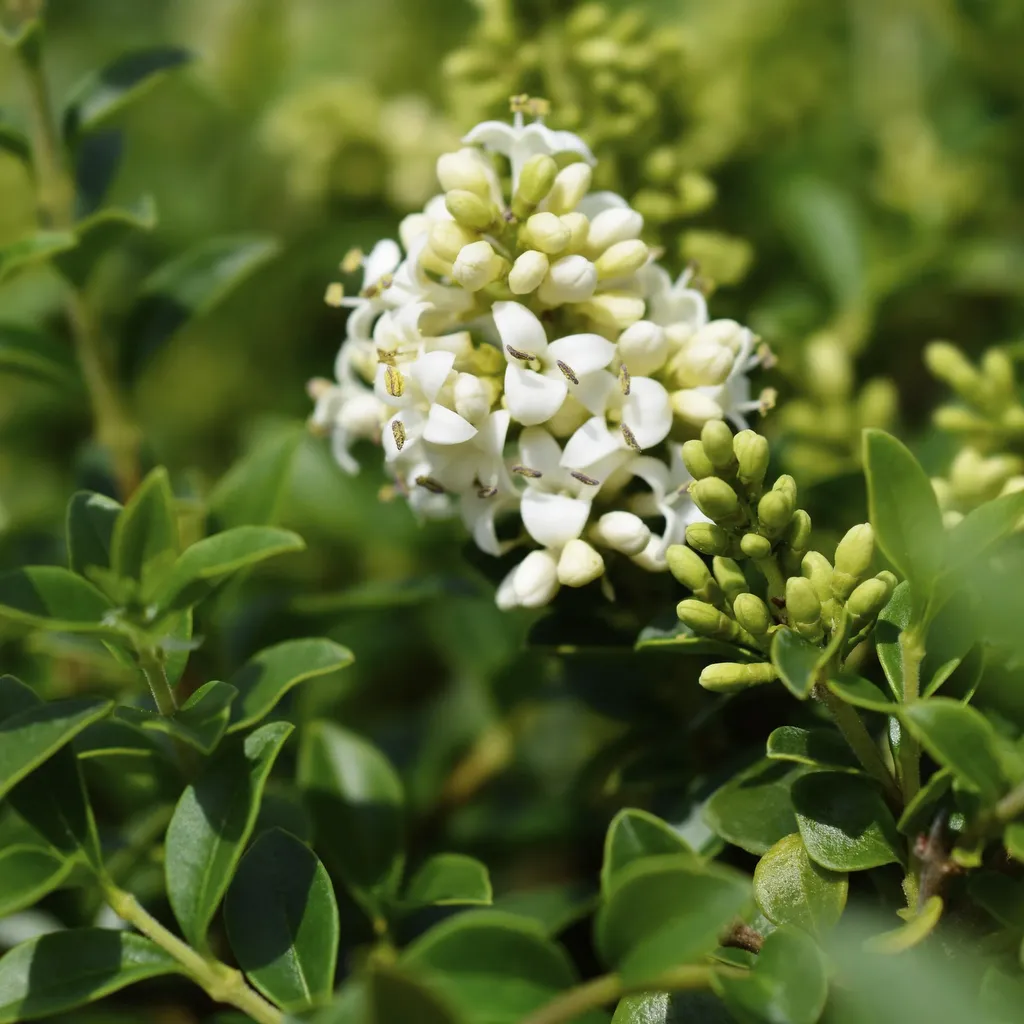 Ligustrum delavayanum - Terras Plant - Bladhoudend - Winterhard - Groen Blad - Pot 19cm Hoogte 90cm - Afbeelding 3